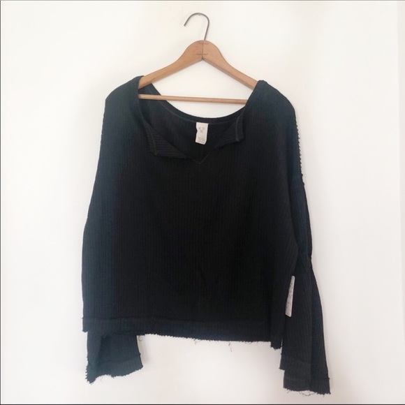 Free People Tops - Free People Dahlia Bell Sleeve Thermal